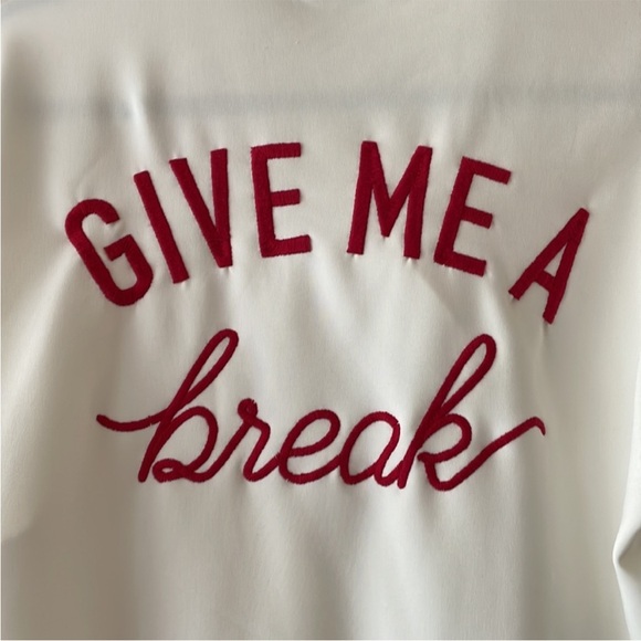 Zara Give Me A Break Bomber Jacket Small - Picture 9 of 14